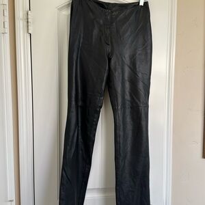 Bebe Genuine Leather Pants Size 2